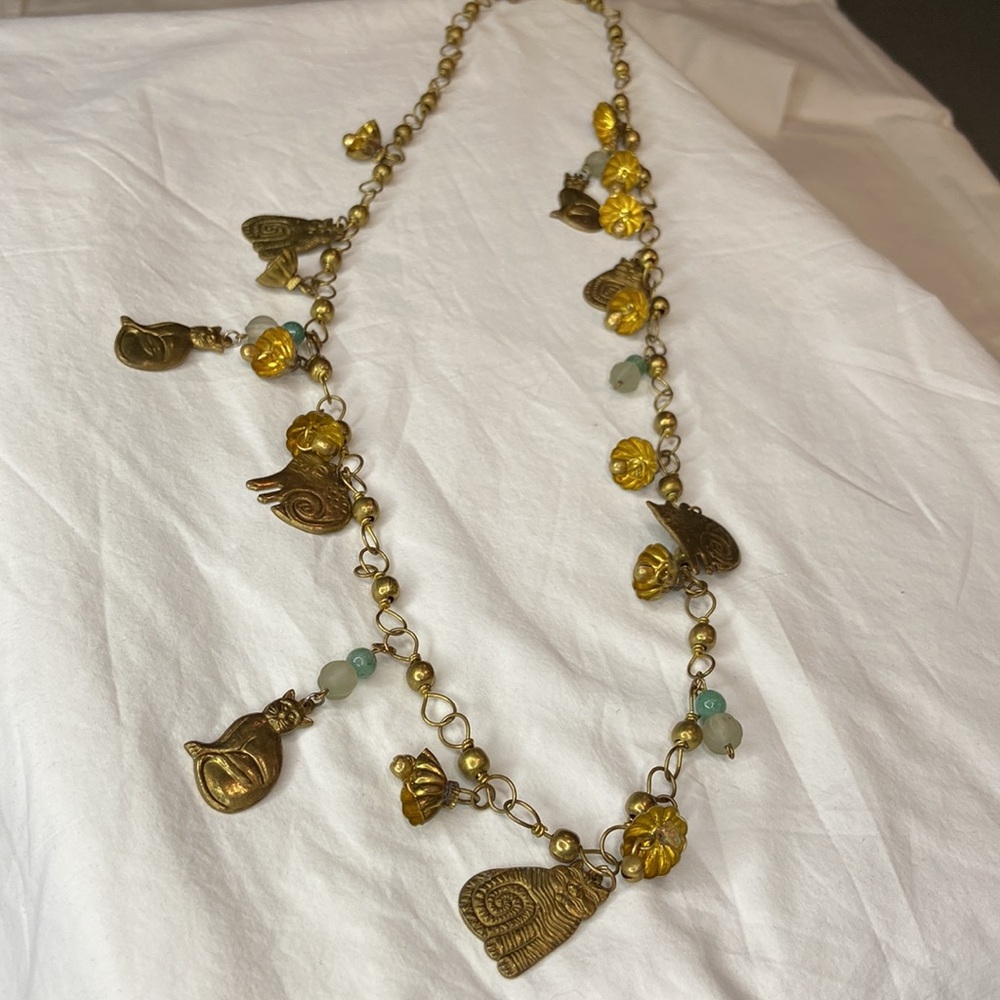 Cat‎ Necklace, Vintage Laurel Birch early work - Picture 7 of 9
